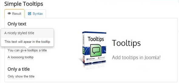 Плагин Tooltips Pro 3.7.7