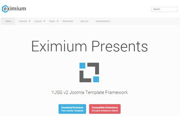 Шаблон Eximium от YouJoomla