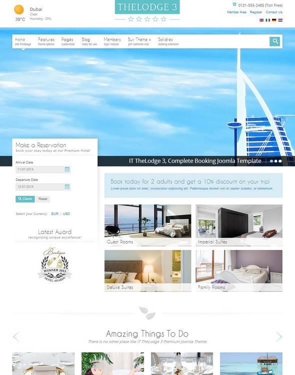 Шаблон IT TheLodge 3 от IceTheme | Joomla 2.5/3.x