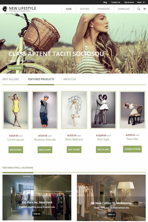 Шаблон New Lifestyle от Joomlabamboo