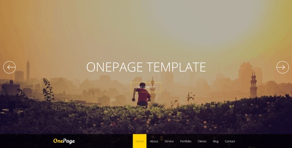 Шаблон Onepage от JoomShaper