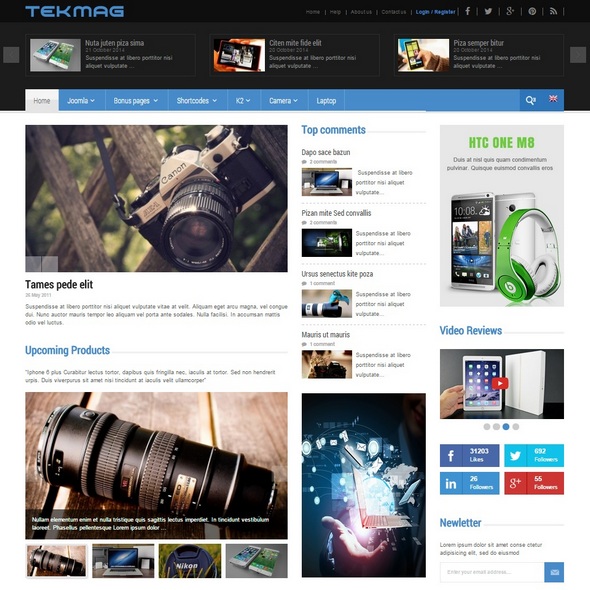 Шаблон SJ Tekmag от SmartAddons