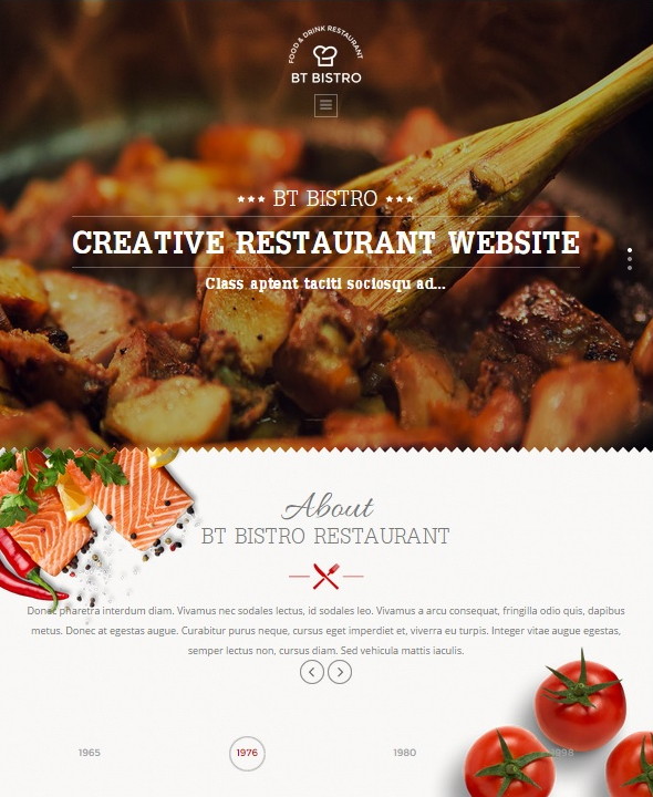 Шаблон BT Bistro от BowThemes