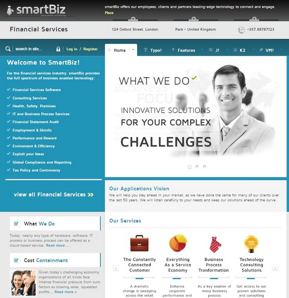 Шаблон SmartBiz от Bonus Themes