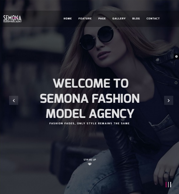 Шаблон Fashion Semona от TemPlaza