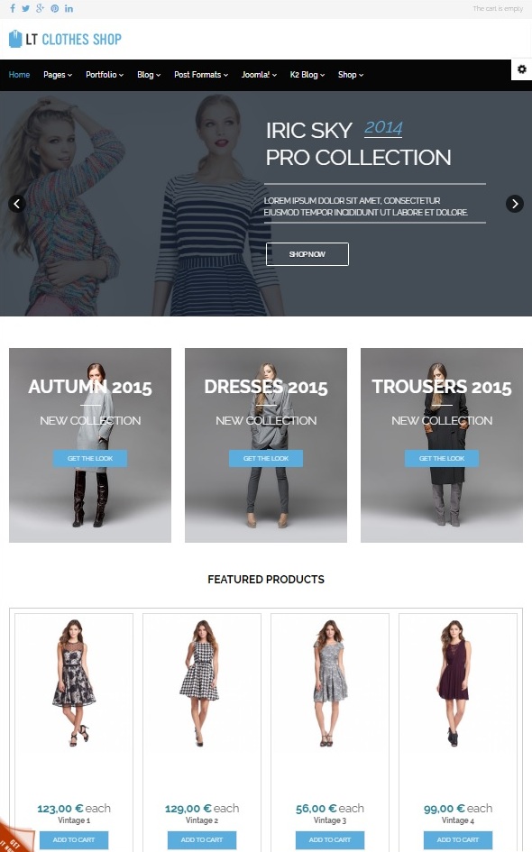 Шаблон LT Clothes Shop от L.THEME