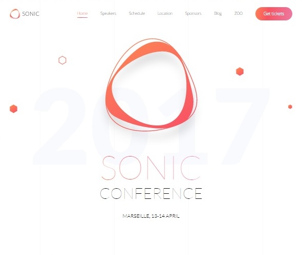 Шаблон Sonic от YOOtheme